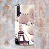 Paris Eiffel Tower Travel Silicone Cover For Honor 20 20S 20E 8 8A Prime 8X MAX 8C 8S 7A 7C 7S Pro Phone Case