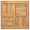 Table Top Square 50x50x2.5 cm Solid Wood Teak