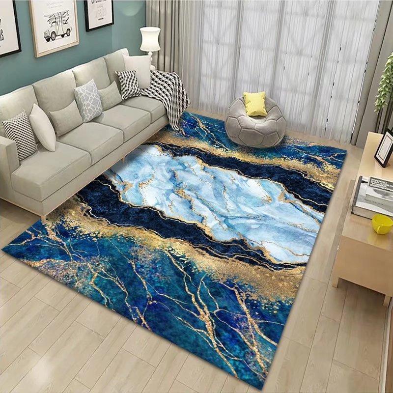 Living Room Carpet Nordic Coffee Table Sofa Ink Painting Artistic Conception Home Bedroom Bedside Carpet