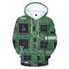 Electronic Chip Hoodie 3D Print Men Women Funny Hoodies Oversized Hoody Pullover Hip Hop Hooded Sweatshirts Kids Tops Clothing