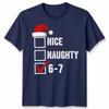 Nice Naughty 67 Christmas Humor Holidays Unisexs Tshirt Unisexs Tee Graphic Tee