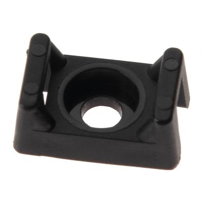 Panduit Cable Tie Mount, Weather-Resistant Black TM1S6-C0