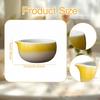 Ceramic Bowl for Matcha, 500ml Capacity with Spout Tea Preparation