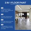 Three In One Floor Paint, Anti-wear Paint, Floor Protective Paint, Not Easy To Fall Off, Quick-drying Floor Paint With Brush