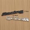 3D Metall Schwarz Rot Chrom Buchstaben Racing Logo Universelles Auto Emblem Frontgrill Abzeichen Auto Kofferraum Hinten Aufkleber Decal Zubehör