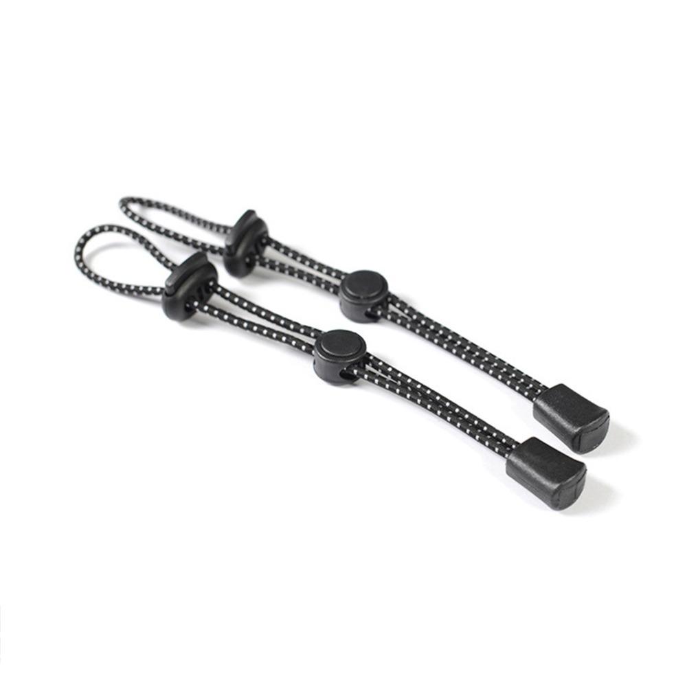 15 Pcs Adjustable Hiking Stick Holder Black Elastic Lanyard Durable Walking Pole Holder  Hiking