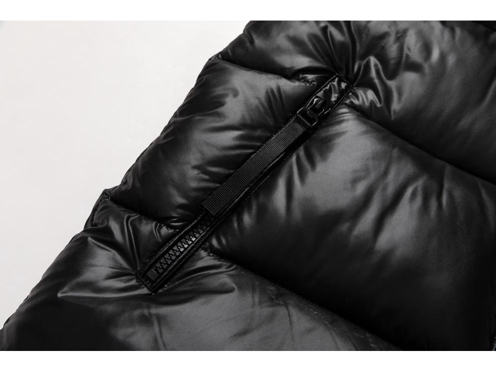 2024 Winter Black Gold Detachable Hood Down Cotton Vest - Unisex Thickened Short Outerwear