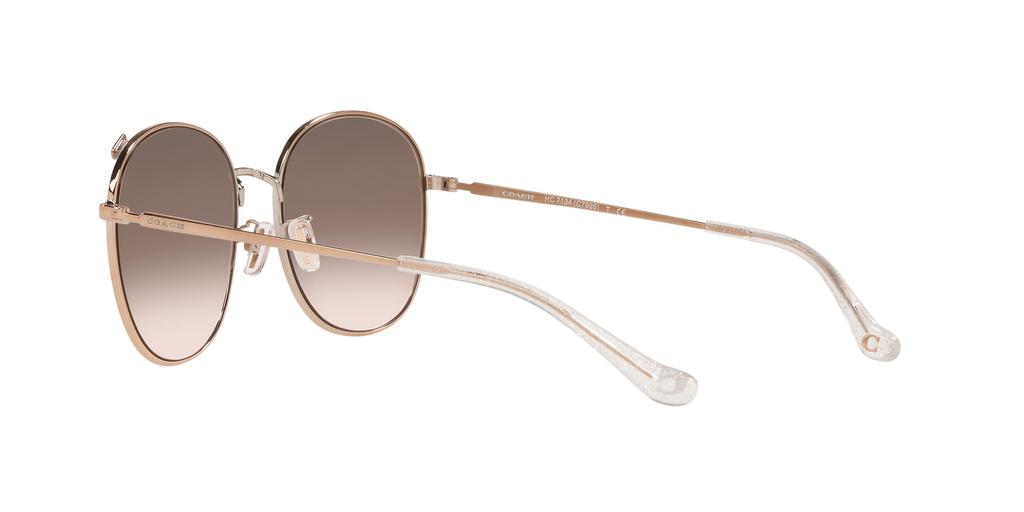 Sunglasses HC7134 Rose Brown Silver Mirror Gradient Lens 57 [Coach] Gold/Light