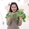 20-30 Cm New Arrived Cartoon Big Eyes Green Turtle Plush Toy Tortoise Wedding Dolls Child Gift Cushion Birthday Pillow Big Size