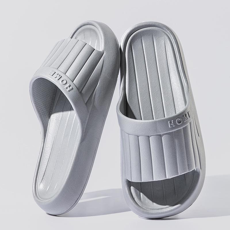 

Sandals Summer New Indoor Home Home Bathroom Bath Simple EVA Slippers 44-45 сірий колір