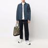 STONE ISLAND Ss22 Solid Color Side Label Zip Jacket Men Jacket Blue 761510502-V0024