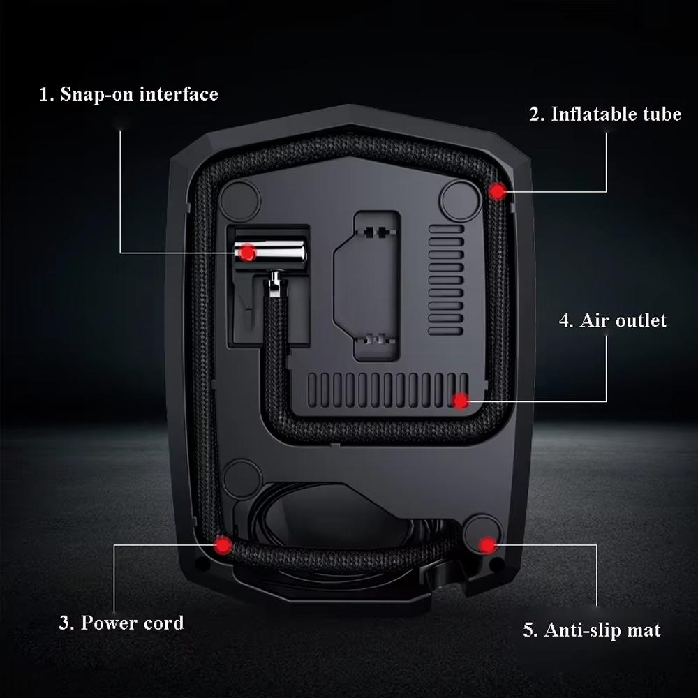Digital Tire Inflator DC 12 Volt Car Portable Air Compressor Pump 100 PSI Car Air Compressor for Auto Car Motorcycles Bicycles