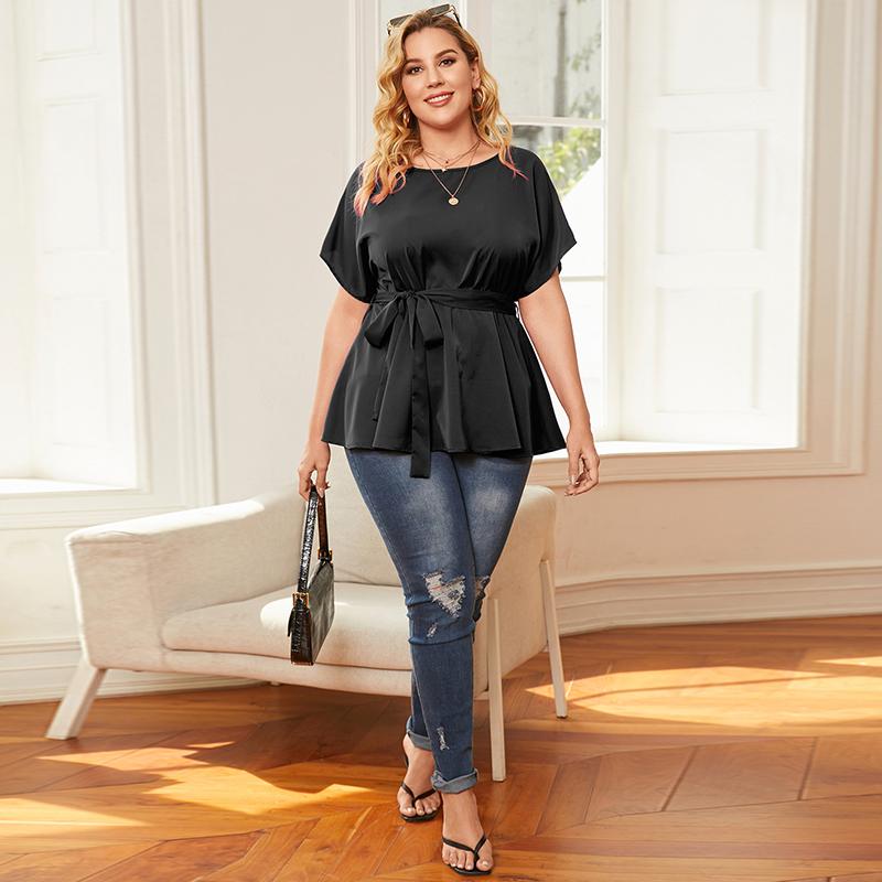 plus size tie up shirts