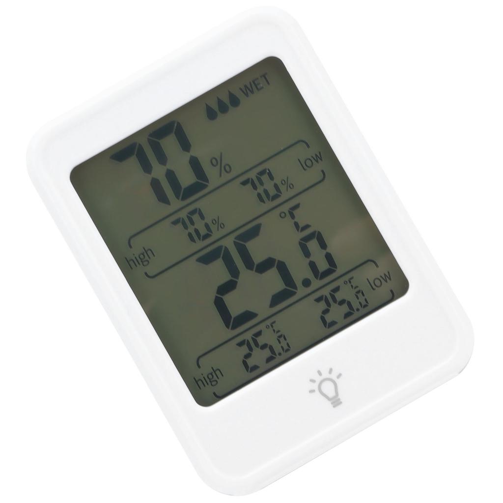 1 Thermometer Hygrometer Digital Temperature Humidity Meter  with LCD Display Backlight