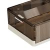 Under Bed Storage Containers Foldable Rolling Storage Bins Plastic Clothes Organizer with Wheels
