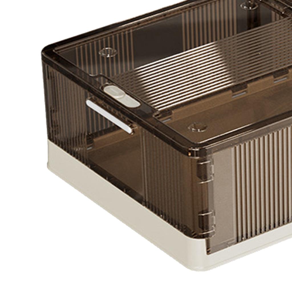 Under Bed Storage Containers Foldable Rolling Storage Bins Plastic Clothes Organizer with Wheels
