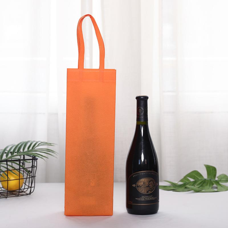 Non Woven Eco-friendly Sack Durable Convenient To Carry At That Time Handheld Red Wine Pocket Vin Rouge Beer Champagne and Wine Packaging Bags 50pcs