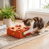 Bite Resistant Cat Maze Play Box Felt Cat Teaser Box Funny Interactive Cat Toy  Kitten