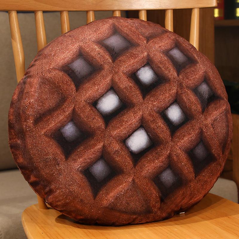 Trendy Sandwich Cookie Seat Cushion & Lumbar Pillow: Office and Sleep Support