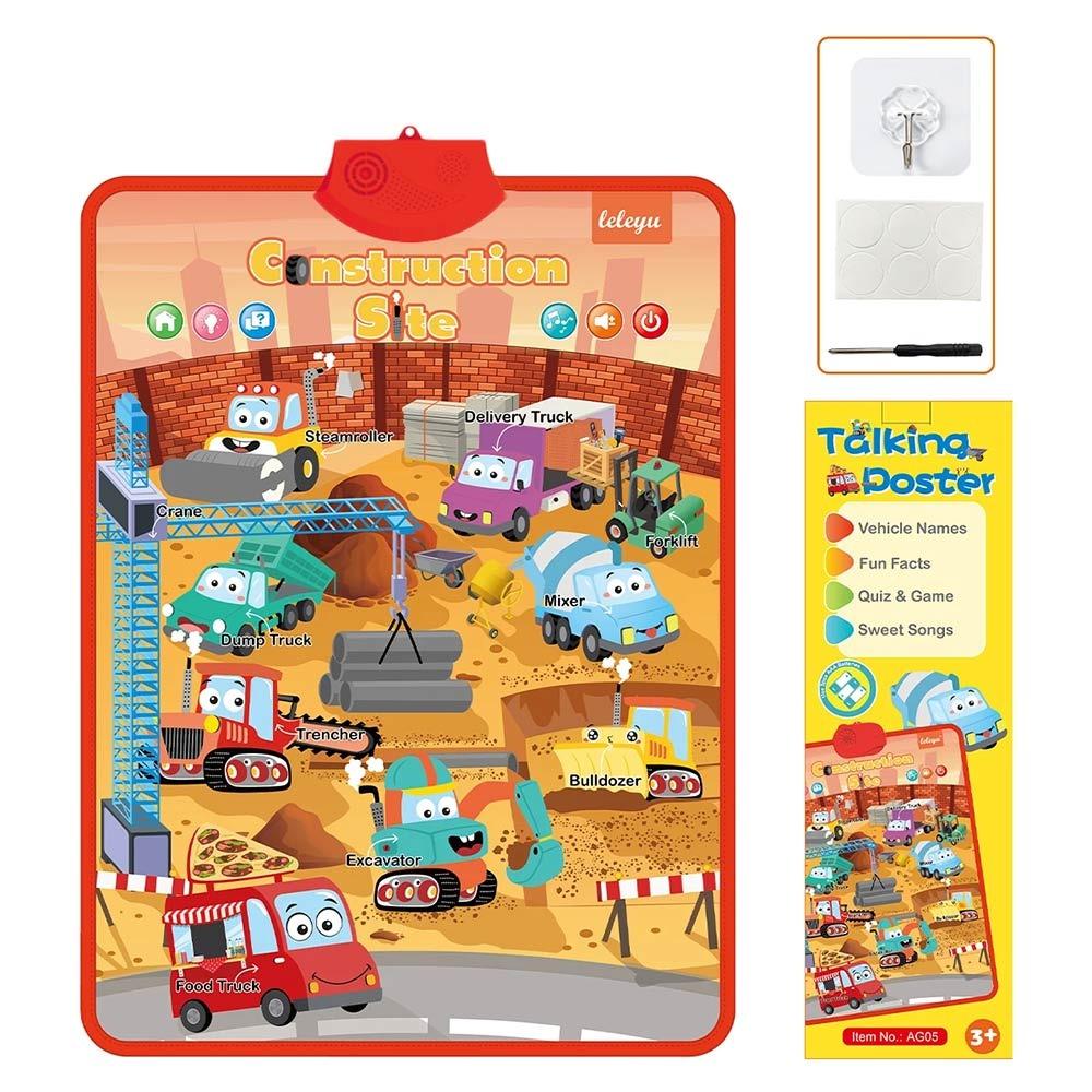 

Sound Effects Electronic Alphabet Wall Chart Music Poster Educational Learning Toy Homeschool 6