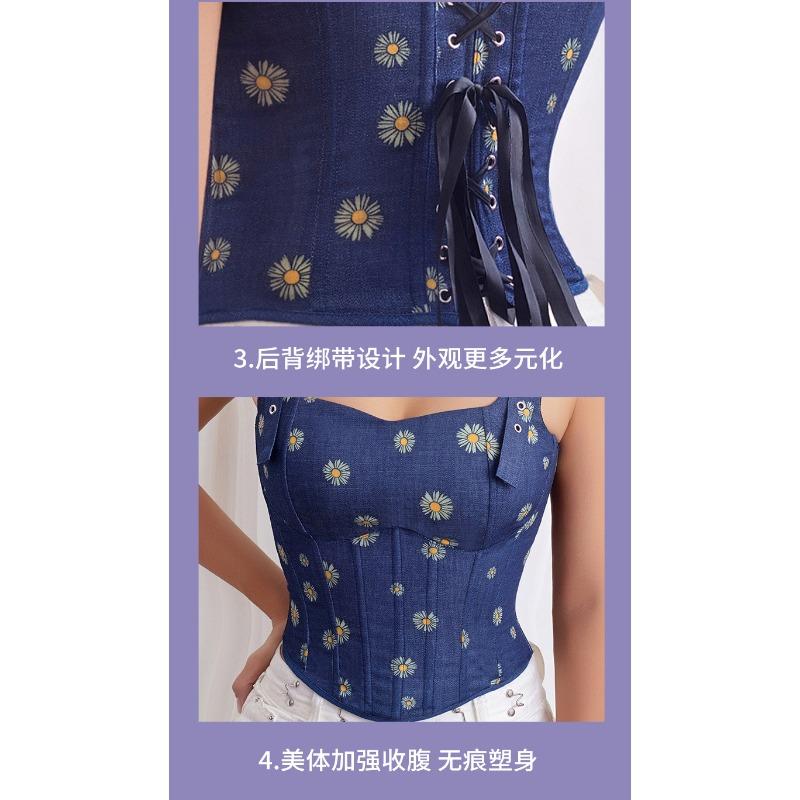 Nowy Kształtujący Body z Kontrolą Brzucha Regulowany Damski Modny Top-Gorset