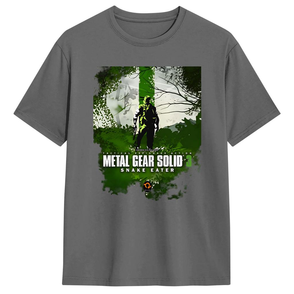 Mens Metal Gear Solid 3  Snake Eater T Shirts  100 Cotton Clothes Fun Short Sleeve Round Neck Tees Printed