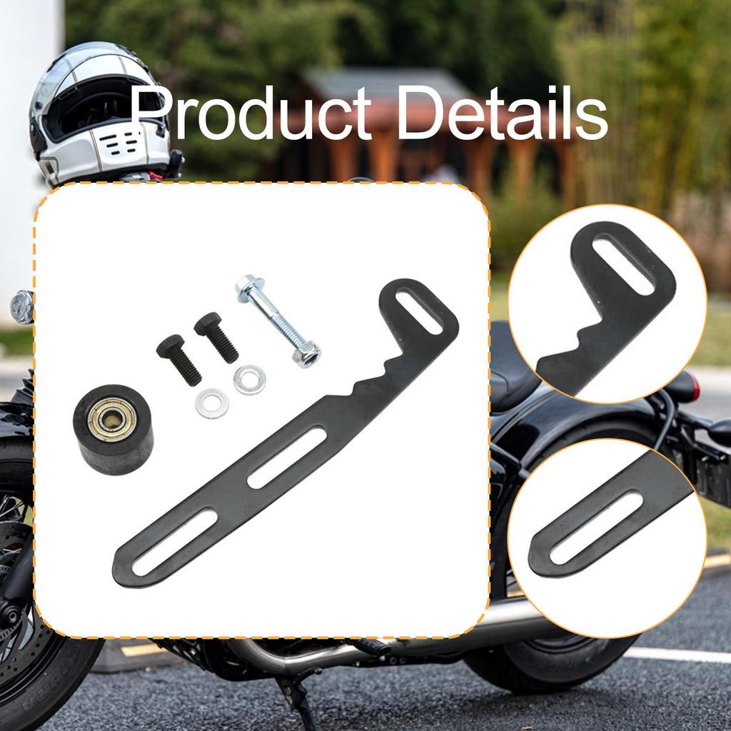 Mini Bike Chain Tensioner Adjuster Set, with Roller Easy to Install Spare Part