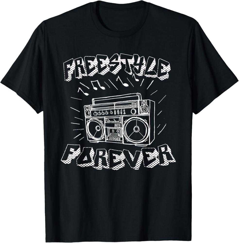 Freestyle Forever Graffiti Boombox 80 s Music T-Shirt Unisex T-Shirt XXXXL