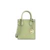 Mercer Solid Color Commuter French Accordion Bag Shoulder Crossbody Bag Leather Handbag Mini Women's Light Green