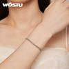 WOSTU Original 925 Silver Basic Bracelet Lobster Clip Snake Chains Infinite Love Clasp DIY Jewelry Beads for Women Gift