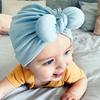 Baby Hat 2021 New Pure Cotton Spring and Summer Infant Indian Hat Bow Baby Hat Children's Headscarf Hat