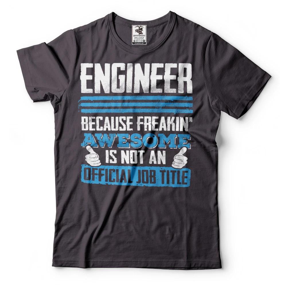 Engineer T-T-shirt Official Job Title Gift For Engineer Funny Engineering T-T-shirt 3XL