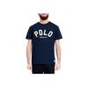Polo Ralph Lauren Letter Print Round Neck Loose Fit Short Sleeve T-Shirt Men Tops Blue 710952043-001