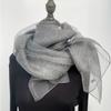 Mulberry Silk Blend Women's Scarf Lightweight Silk Scarf New Fashion Shawl  Spring Autumn Outfit