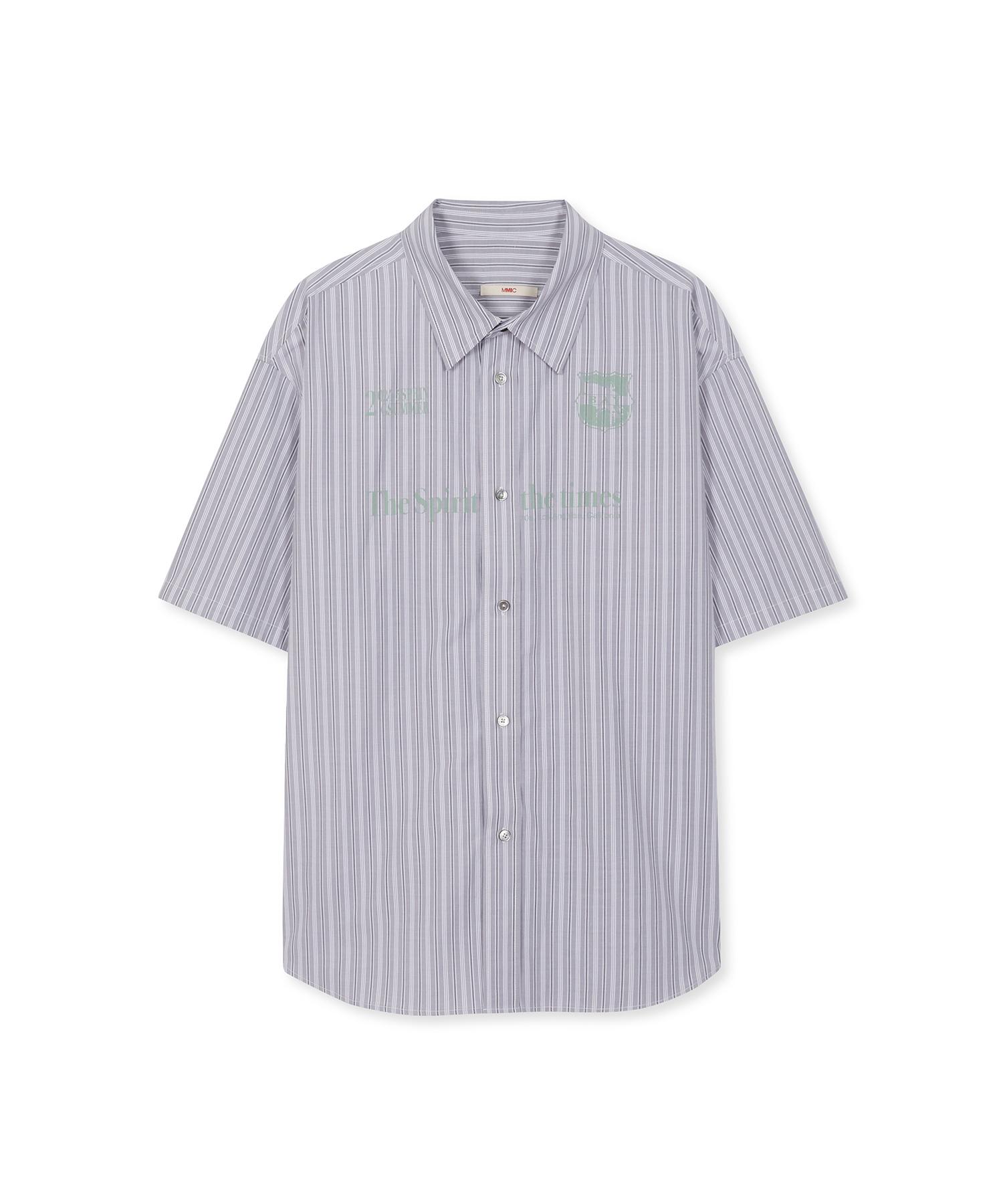 Mmic Replica Shirt Light Gray L
