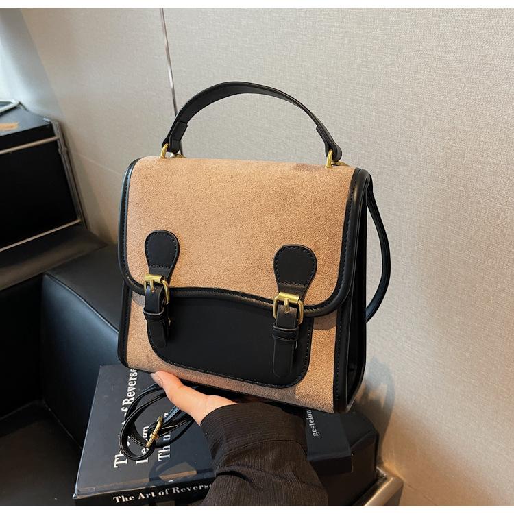 Frosted retro backpack women's fashion niche design student schoolbag trend lightweight travel backpack