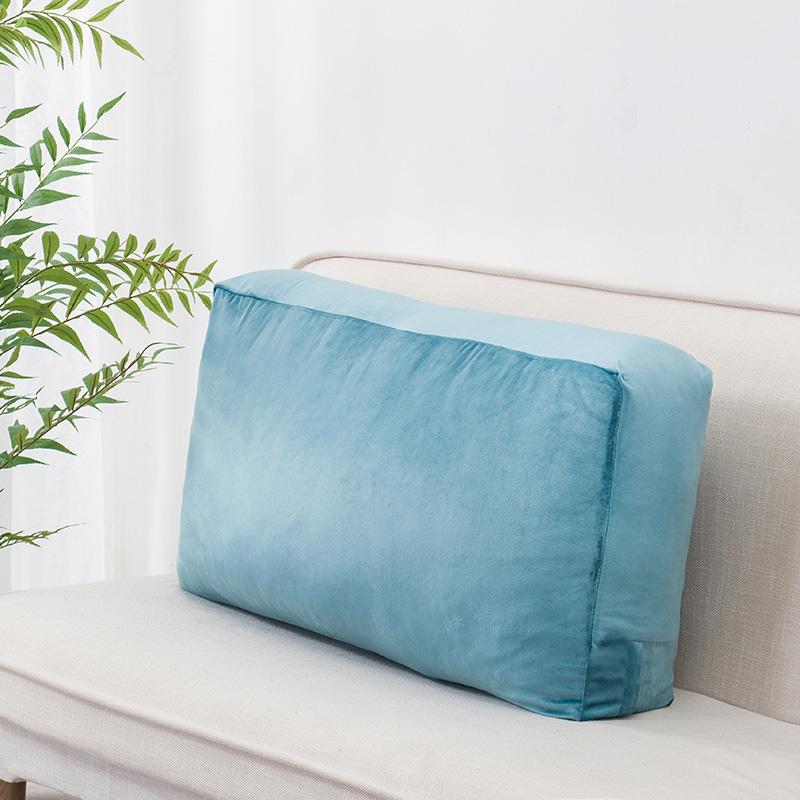 

Супер мягкий бархатный чехол для диванной подушки, однотонный, простой, домашний, декоративный, наволочка, большая наволочка 60x30x10cm