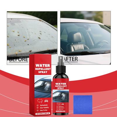 Car Glass Anti-rain Water Spray Glass Hydrophobic Coating Film Auto Repellent Spray Glass Rain Removing Film Agent Spray Oi T9L5