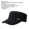 Sun Hat Sweat-absorbing Fine Stitching Soft Solid Color Army Military Cap for Outdoor