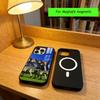 Coque de téléphone Anime K-ON Pour iPhone17,16,15,14,13,12,11 Plus,Pro Magnétique Pour Magsafe Chargement Sans Fil