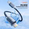 Toocki USB C To Lighting Cable for 14 13 12 11 Pro Max Mini 8 7 Plus AirPods iPad Fast Charging Type C Lightning Cable