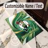 Crystal Velvet Rug Celtic FC Print Custom Name Text Floor Mat Home Decor