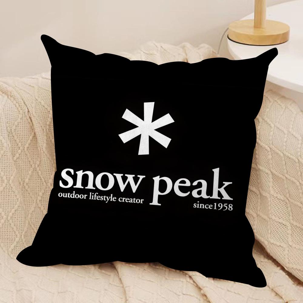 Outdoor SSnows Peak Cushion Cover Soft Plush Fabric DoubleSided Printed Sofa Cushion Cover for All Seasons Home Decor Gift
