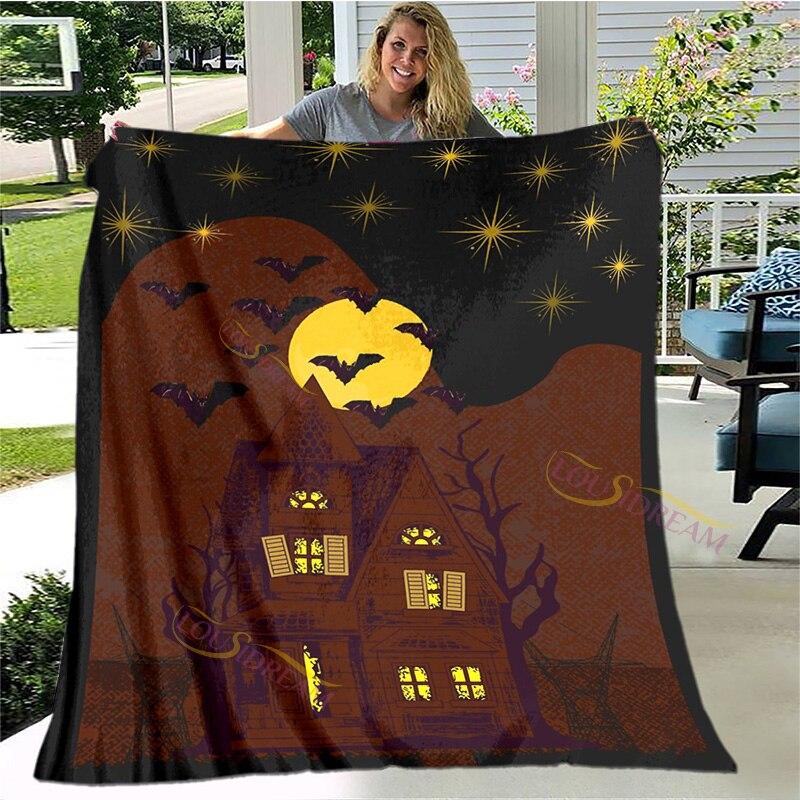 Jeepers Creepers Queen Size Blanket Super Soft Flannel Blanket Throws Blankets Home Decor House Office Lightweight Sofa Nap