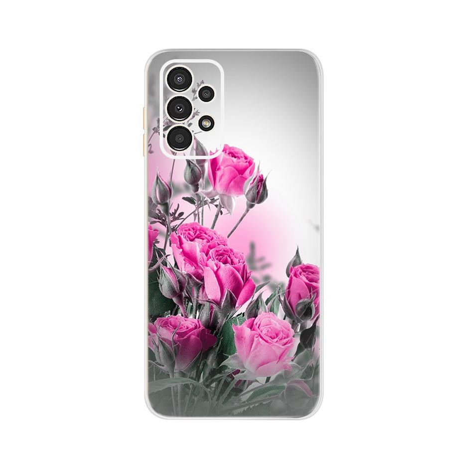 For Samsung Galaxy A13 4G Case Cute Cat Buttefly Soft Silicone Slim Fundas Phone Back Case For Samsung A13 A 13 GalaxyA13 Bumper