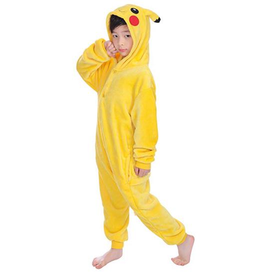 

Детский комбинезон с рисунком Пикачу, пижама, цельная одежда для сна, костюм для сна