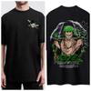 ONE PIECE T-Shirt Herren Reine Baumwolle Lässig Rundhals T-Shirt Kurzarm Kleidung Sommer Sport Lässig Kurzarm Top