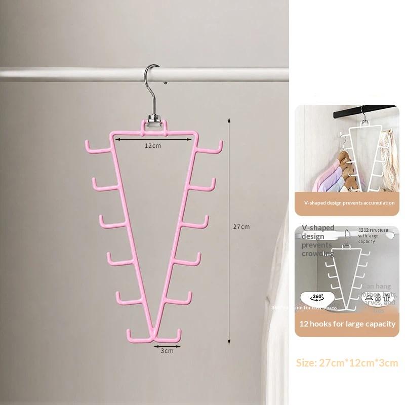 Multifunctional Clothes Storage Hanger Multi Layer Design Space Saving For Small Closet Organization