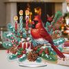 Acrylic Christmas Table Top Diamond Painting Ornament Kits Animal 5D DIY Diamond Art Tabletop Decorations Bedroom Table Decor