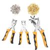 Round Hole Snap Fastener Plier Multi-function Hole Punch Plier Button Press Tool  Fabric Canvas
